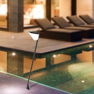 OUTDOOR Stand Lamp LED 7W/500 3000K  Dark Gray