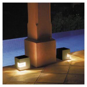 OUTDOOR Stand Lawn Light 10W 220*220H180  D Gray