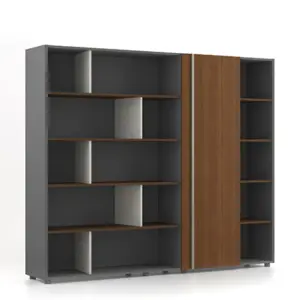 Gaddi Wall Cabinet W2200 x D400 x H1850mm Cabinet American Walnut