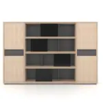 Quzzi Executive Wall Storage W2100 x D400 x H1860mm Cabinet