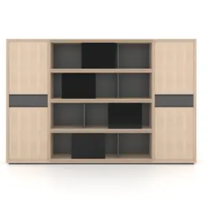 Quzzi Executive Wall Storage W2100 x D400 x H1860mm Cabinet