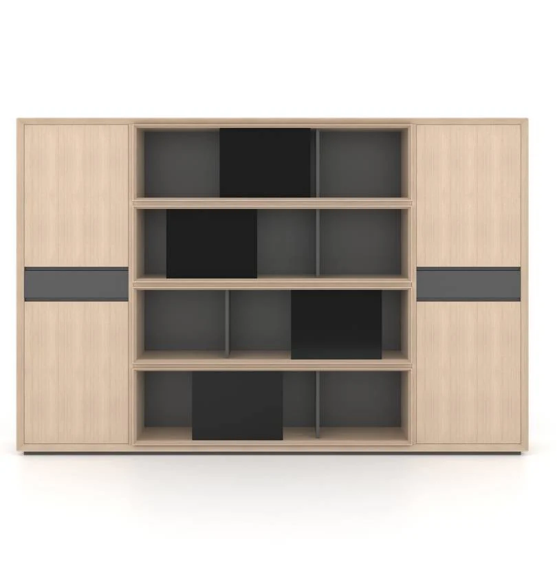 1-103.webp Quzzi Executive Wall Storage W2100 x D400 x H1860mm Cabinet - Image 1