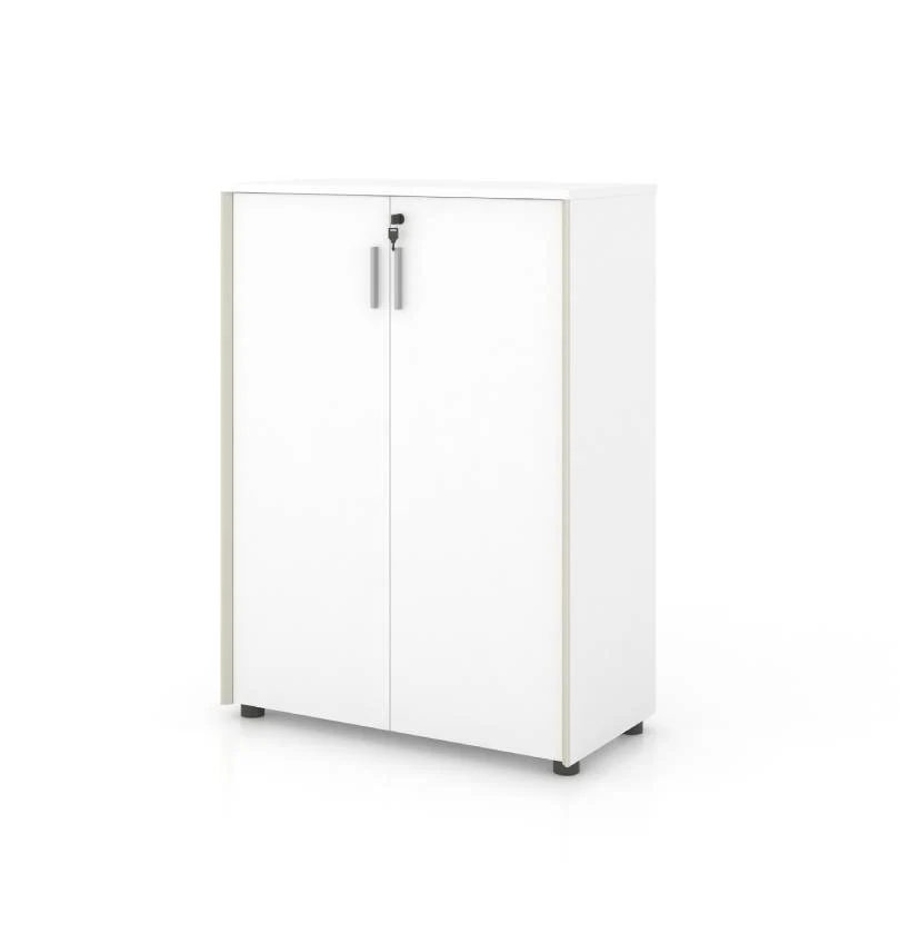 1-104.webp Universal 3-Level Cabinet (White Body) W800 x D400, H1100mm - Image 1