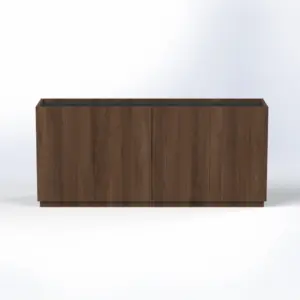 Elite Credenza W1800 x D450 x H800mm Maryland Walnut B Cabinet