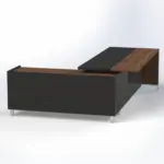 Linea Due with Hanging Pedestal Executive Desks - Image 9