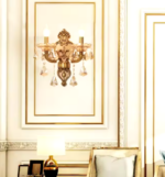 European wall light French Crystal Luxury Sconce Wall Lights Embedded Bedside Wall Lighting - Image 2