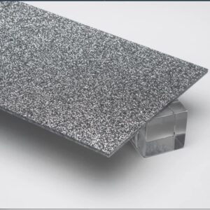 Glitter Silver Acrylic Sheet - 3MM