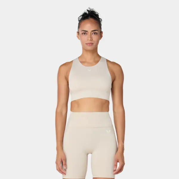 High Coverage Racer Back Bra - Silver Lining XS,S,L,XL