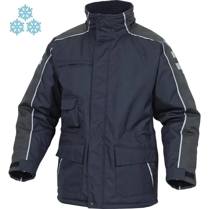 1-2-5.webp DELTAPLUS Pu-Coated Polyester Oxford Cold Storage Parka Jacket - NORDLAND - Image 1