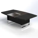 Linea Uno Curved Meeting Table W3200 x D1400 x H750mm Meeting & Conference