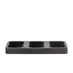 Sort Bin Metal Base 3x75L – Black 79 x 39 x h8,5 cm
