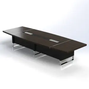 Linea Uno Curved Conference Table W4000 x D1400 x H750mm Meeting & Conference