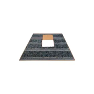 Camouflage Camping Mat with Fire Hole 2 x 3 M