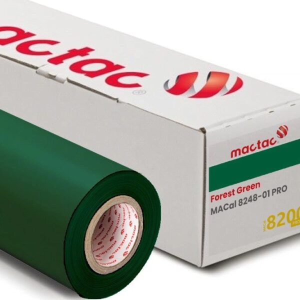 Mactac MACal 8248-01 PRO Forest Green – Monomeric Film for Indoor & Outdoor Use