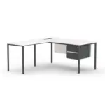 Agile L Shaped Desk W1800 x D1550 x H750mm Executive Desks Workstations