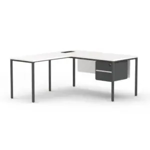 Agile L Shaped Desk W1800 x D1550 x H750mm Executive Desks Workstations