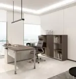 Noqi "U" Executive Desk with Credenza W1600 x D1300 x H750mm Executive Desks Workstations - Image 5