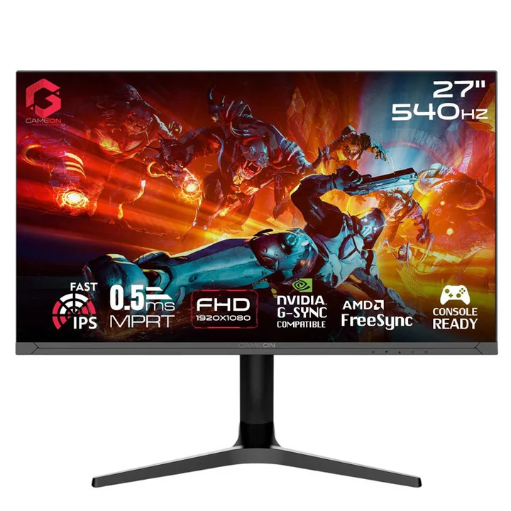 1-8-1.webp GAMEON Titan Pro X Series 27" FHD, 540 Hz, MPRT 0.5 ms, HDMI 2.1, Fast IPS Gaming Monitor (Support PS5) - Black - Image 1