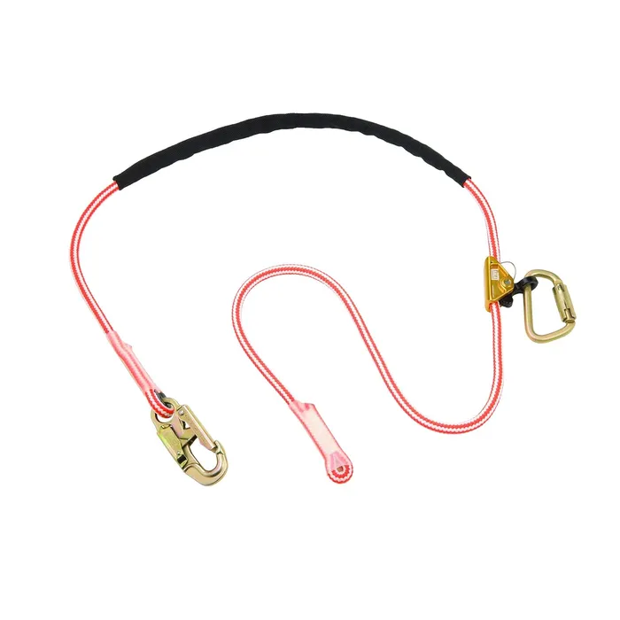 1-9-3.webp Adjustable Rope Positioning Strap, 8' With Snap Hook At One End - Dbi Sala - 1234070 - Image 1