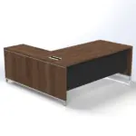 Linea Due with Hanging Pedestal W1800 x D1800 x H750mm Executive Desks - Image 4