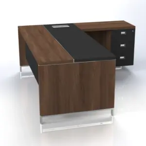 Linea Due with Hanging Pedestal (Premium) W1800 x D1800 x H750mm Executive Desks