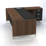 Linea Due with Hanging Pedestal (Premium) W2000 x D1800 x H750mm Executive Desks