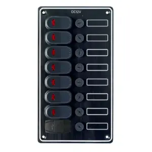 Switch Panel 7 Gang with USB