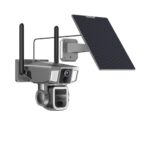 Powerology 4G/WiFi 360° Dual Lens Outdoor Camera - Black - Image 2