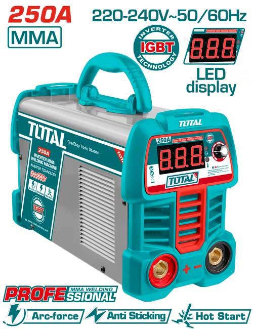 11-3-3.jpg TOTAL Inverter MMA Welding Machine 250A - Image 1