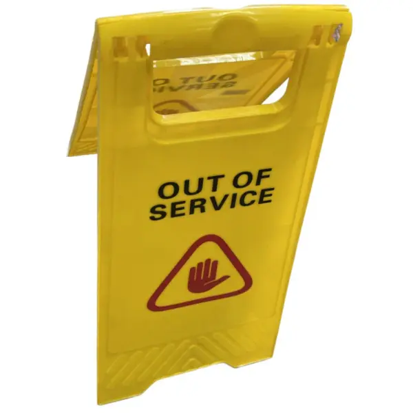 WARNING SIGN - OUT OF SERVICE