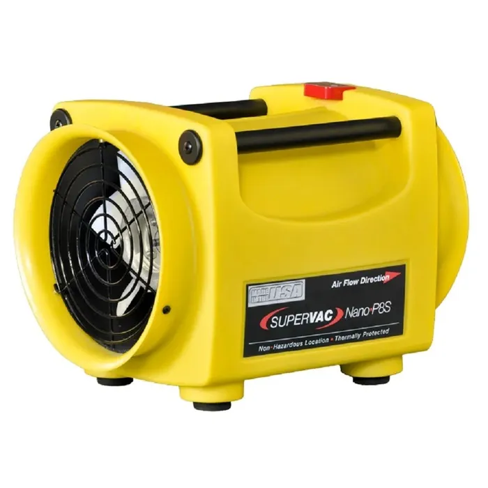 12-3-1.webp SUPER VAC, Axil Blower 1/3 HP Electric Nano Confined Space, Fan 8” - P8S-220V - Image 1