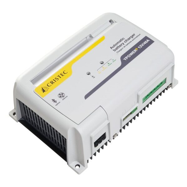 YPOWER+ Battery Charger 12 V / 40 A / 4 charging outputs / fanless