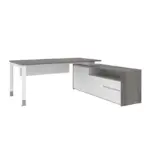 Noqi "U" Executive Desk with Credenza W1800 x D1300 x H750mm Executive Desks Workstations - Image 10