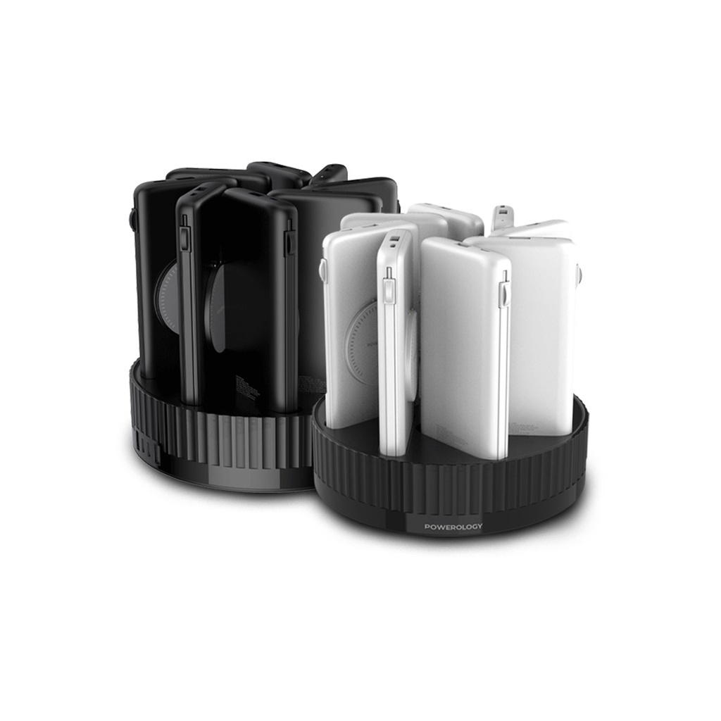 12-7-2.jpg Powerology 8in1 Station 10000mAh PD 120W QC Wireless Power Bank - Image 1