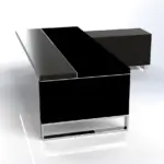 Linea Uno Desk with Credenza Storage Return W2200 x D1800 x H750mm Executive Desks - Image 8