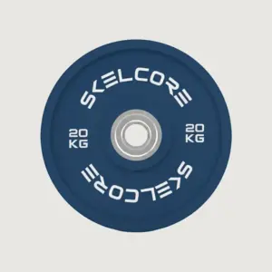 CPU COLOURED BUMPER PLATE-20KG BLUE