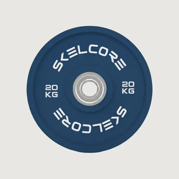 CPU COLOURED BUMPER PLATE-20KG BLUE