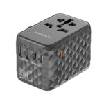 Powerology Universal Multi-Port Travel Adapter PD 65W ( 3X Type-C / 2X USB-A Ports ) - Image 3