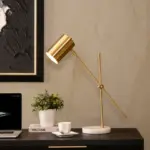 RASAUN TABLE LAMP GOLD - Image 2