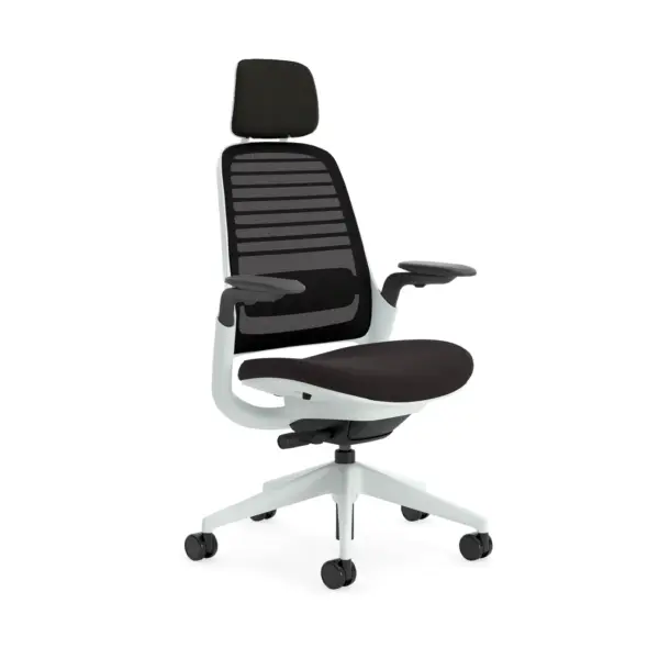 BM Series 1 with Headrest (White)