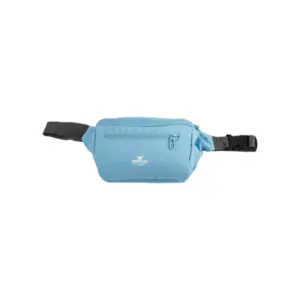 Camouflage Travel Waist Pouch Light Blue, Grey