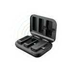 Powerology MFI Dual Connector Wireless Lavalier Microphone x2 Mic 2000mAh - Black - Image 3