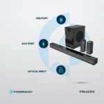 Powerology 5.1CH Home Theater System - Black - Image 2