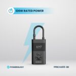 Powerology Ultra Portable Air Compressor Power Bank - Black - Image 3