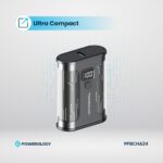 Powerology Crystalline Series Power bank 10000mAh PD 35W - Transparent/Grey - Image 5