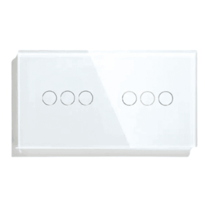 Zigbee 3+3 Gang Switch - White