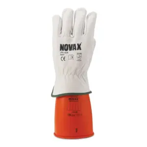 NOVAX® Leather Protector Glove fit Class 00-0 Insulating Gloves - LPG 10