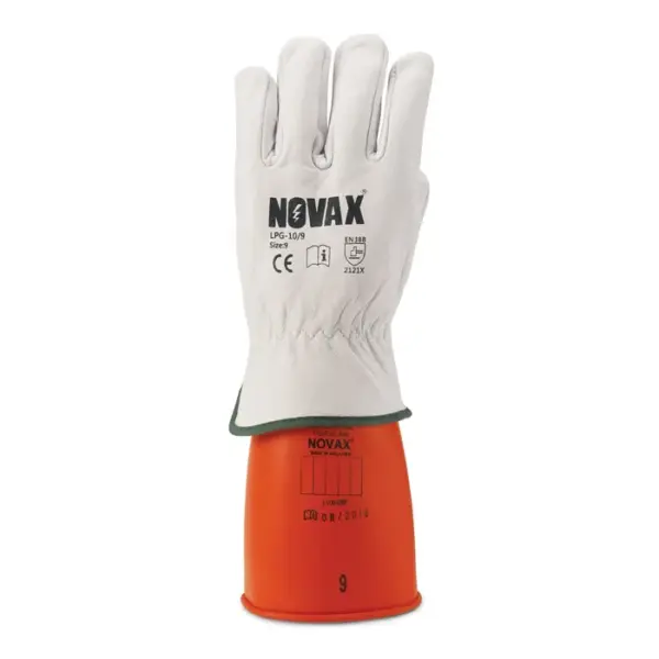 NOVAX® Leather Protector Glove fit Class 00-0 Insulating Gloves - LPG 10