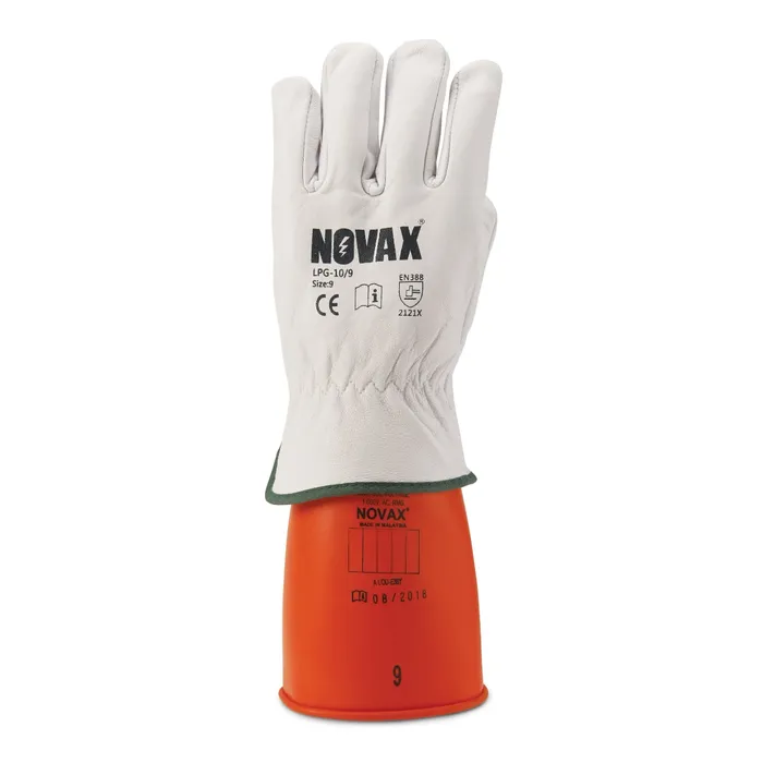 15-3-4.webp NOVAX® Leather Protector Glove fit Class 00-0 Insulating Gloves - LPG 10 - Image 1