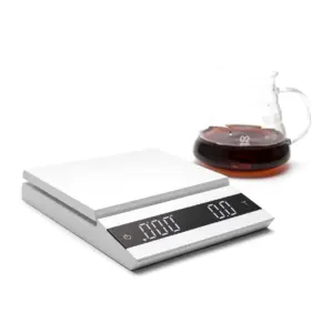 Drip scale/Led display, auto smart scale - auto ratio White
